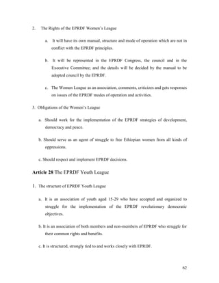 Eprdf Ethiopian People's Revolutionary Democratic Front ( E.P.R.D.F.) major ...