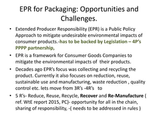 Epr for Packaging Opportunities and Challenges | PDF