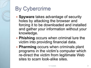 By EmployersAccording to the 2005 Electronic Monitoring & Surveillance Survey from the American Management Association and The ePolicy Institute76% of employers monitor employees' Web site connections;65% use technology to block connections to banned Web sites;55% monitor e-mail.302/20/2009