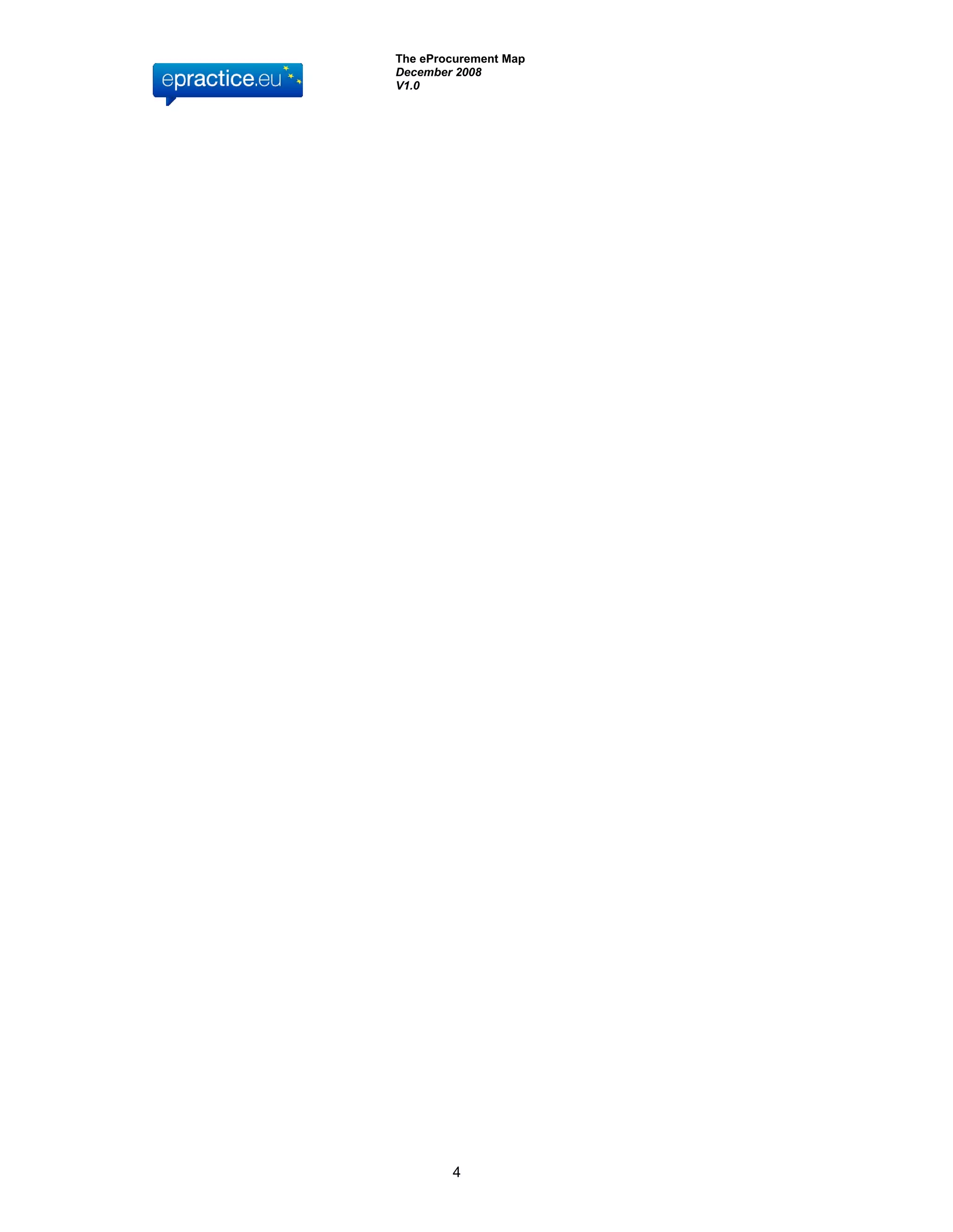 eProcurement Map Report Final IDABC