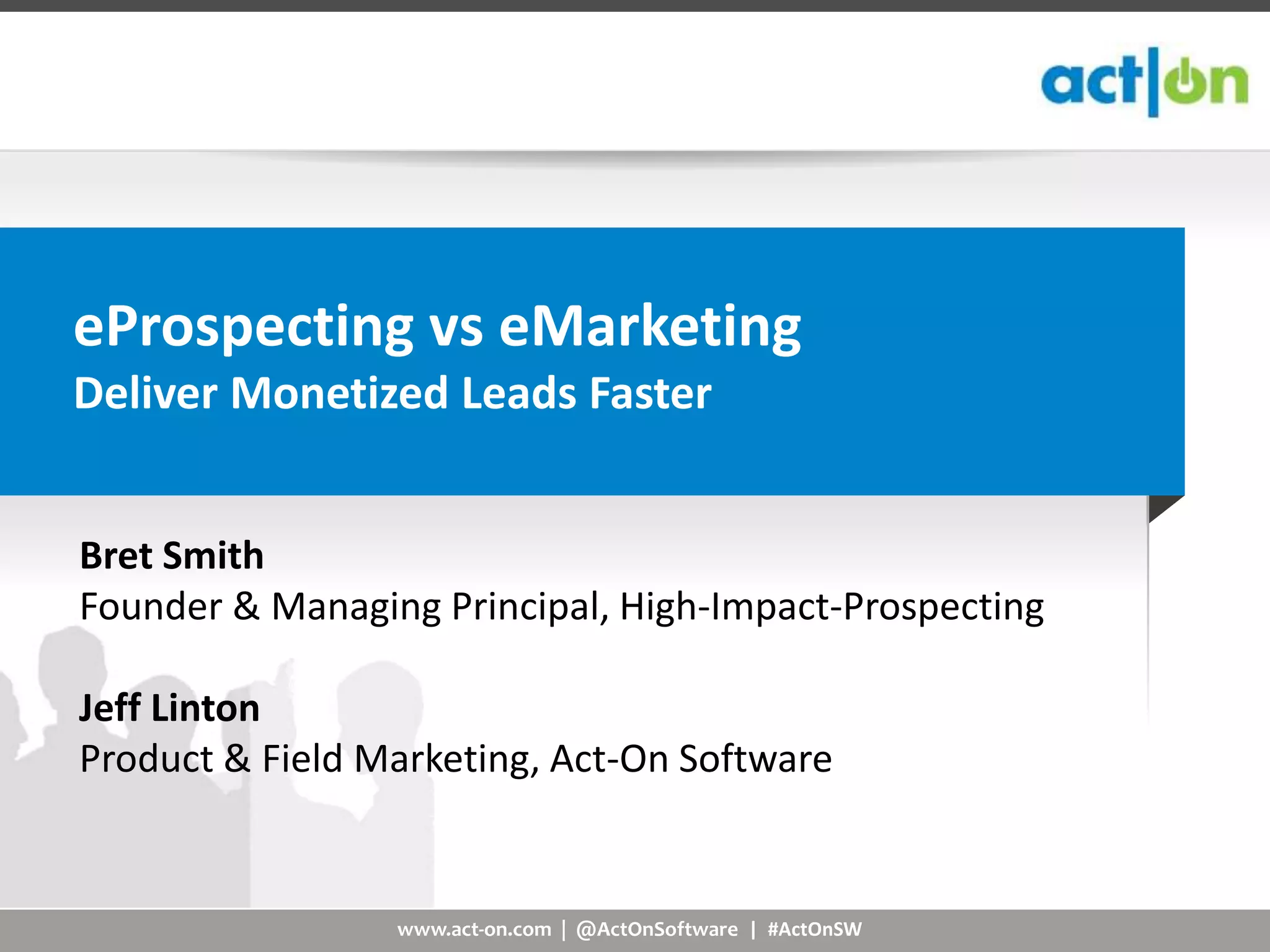 eProspecting vs. eMarketing | PPT