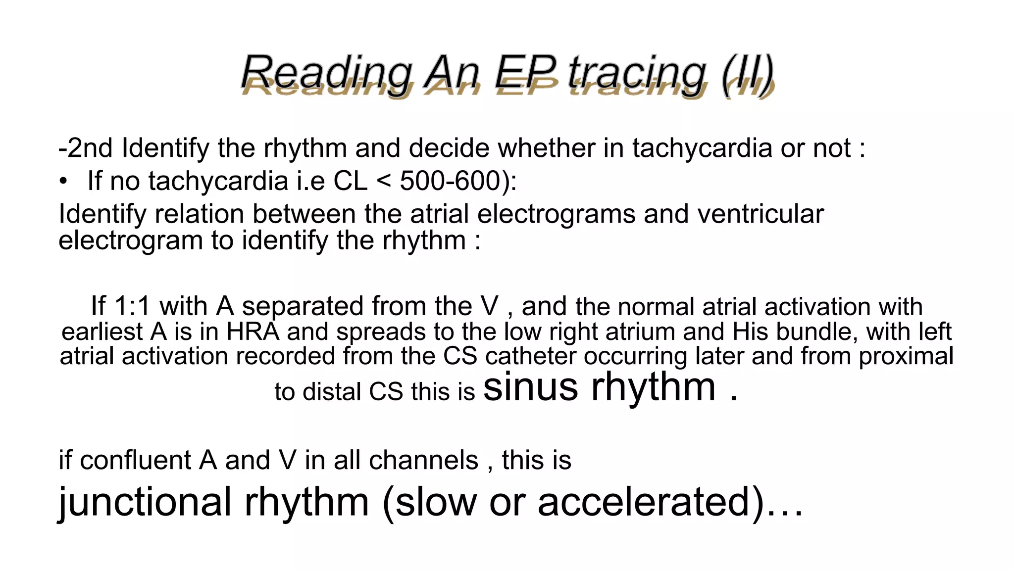 Basics of Electrophysiologic study, part 1 (2020)