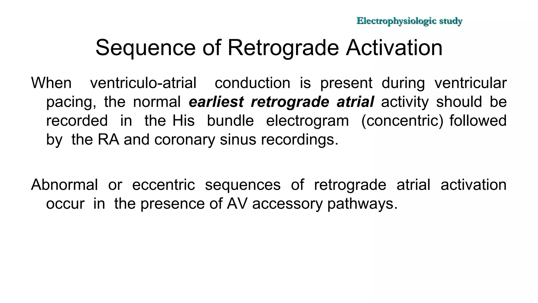Basics of Electrophysiologic study, part 1 (2020)
