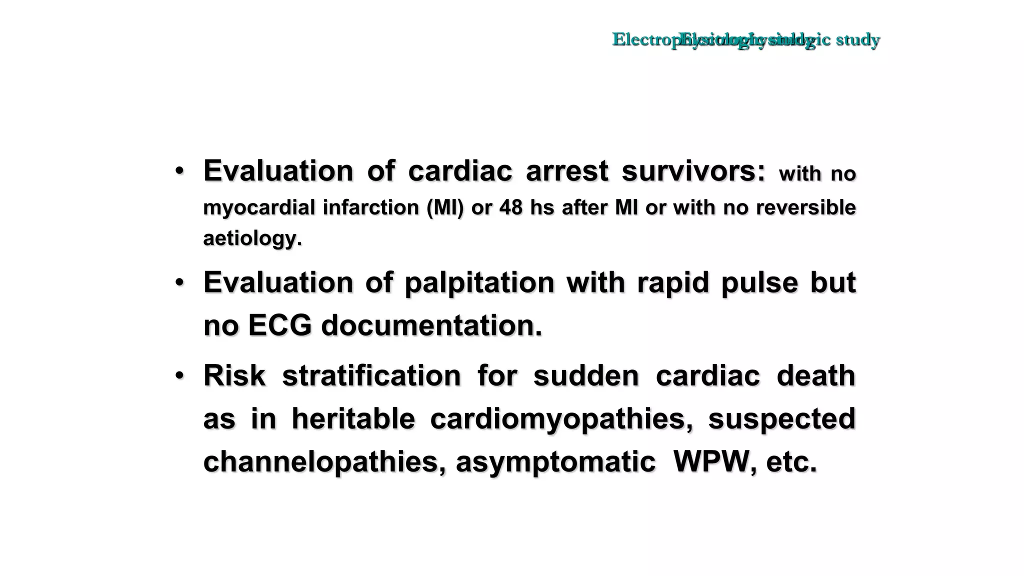 Basics of Electrophysiologic study, part 1 (2020)
