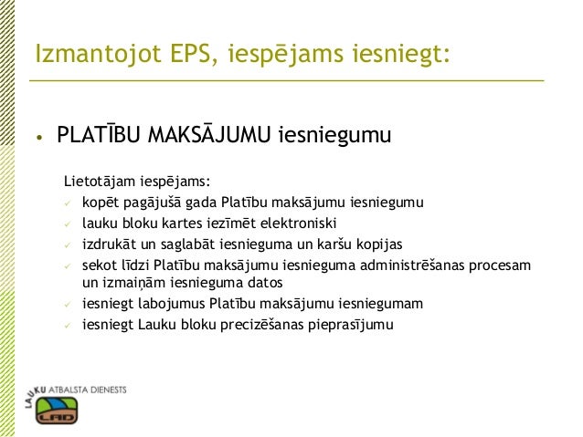 Lad Elektroniska Pieteiksanas Sistema Eps
