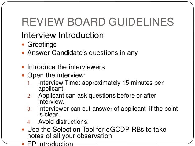 selection interview questions