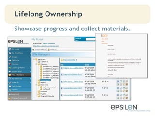 Lifelong Ownership
Showcase progress and collect materials.
 