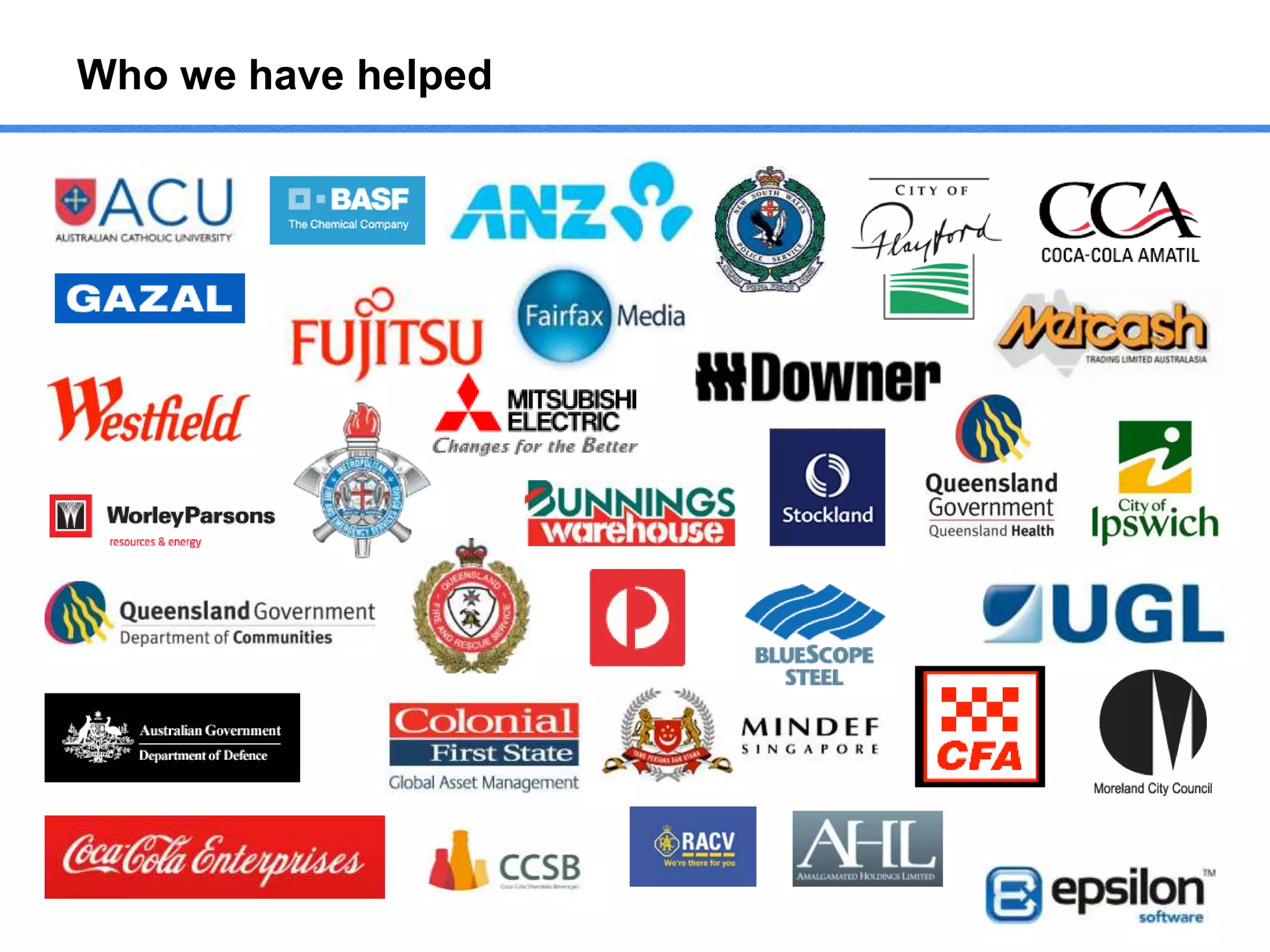 For more information
www.EpsilonSoftwareGroup.com
 