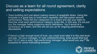 4 Types of Performance Conversations for Leaders and Managers | PPTX
