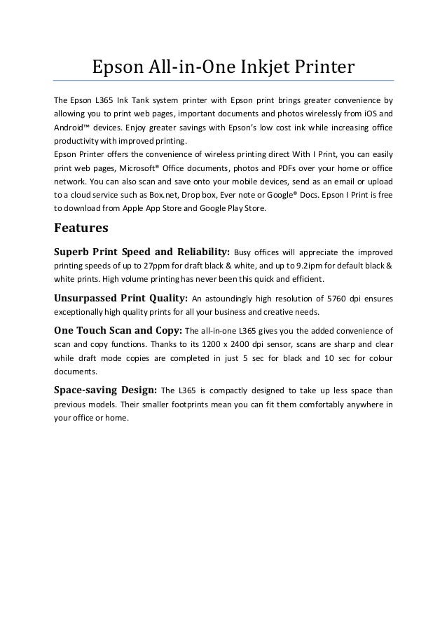 epson l365 scan driver