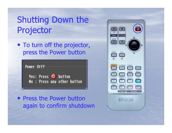 Epson LCD Projector Instructions