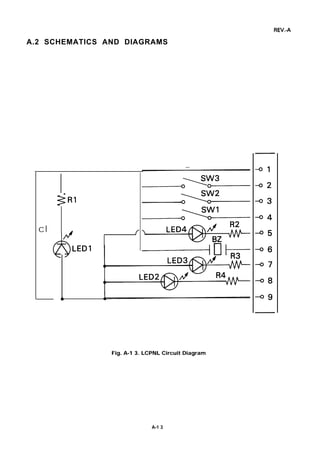 A.2 SCHEMATICS AND DIAGRAMS
—
cl

*

f
Fig. A-1 3. LCPNL Circuit Diagram
A-1 3
 