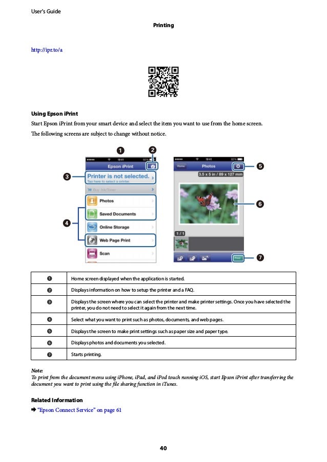 epson iprint not finding printer