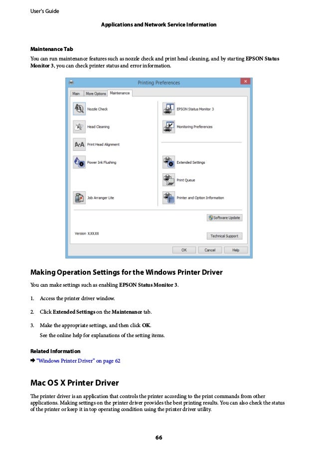 Epson Printer User Manual
