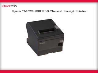 Epson TM-T20 USB EDG Thermal Receipt Printer
 