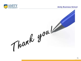 Amity Business School
73
 