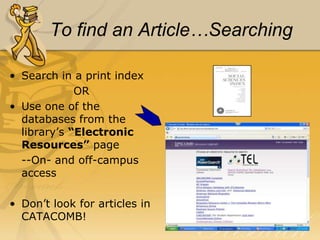 Periodical Index Citations – Subject examplesSocial Sciences IndexSoc Forces =Social Forces