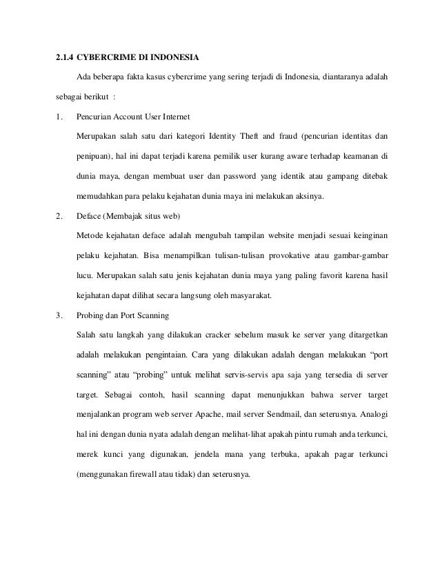 Makalah Cybercrime Dan Cyberlaw