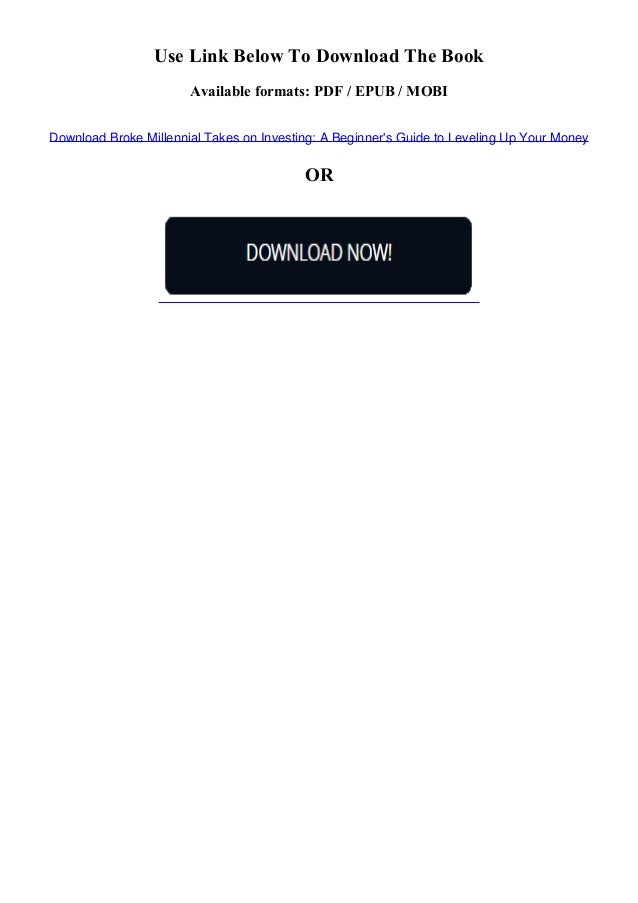 broke millennial takes on investing pdf download broke millennial takes on investing pdf download