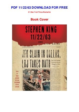 Stephen King 11 22 63 Pdf Free Stephen King 11 22 63 Pdf Free