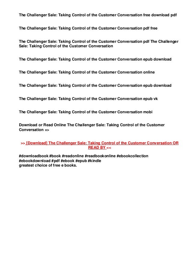 the challenger sale pdf free download