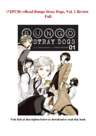 (*EPUB)->Read Bungo Stray Dogs, Vol. 1 Review
Full
Visit link at description below to download or read this book
 