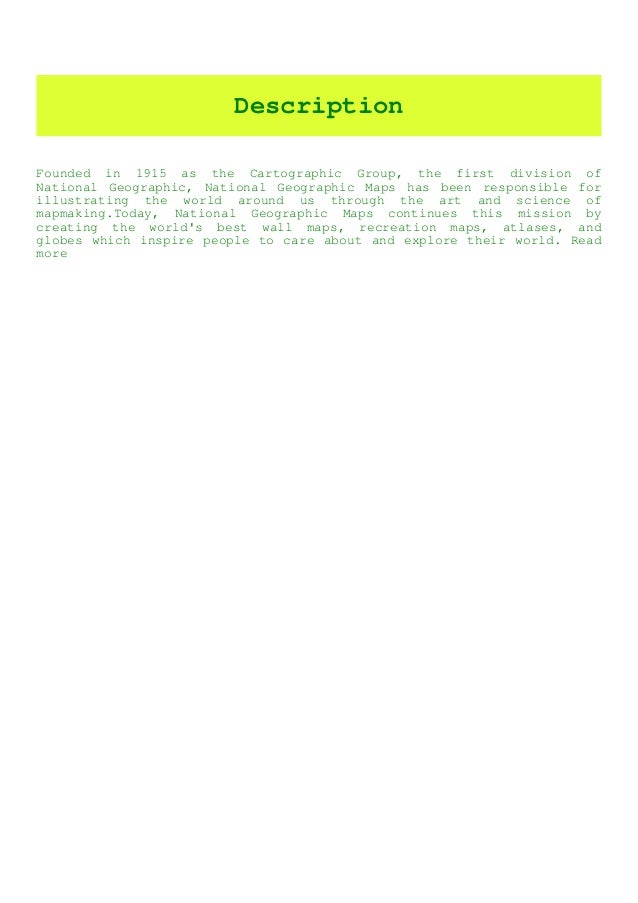 Epub Big Bend National Park National Geographic Trails Illustrat