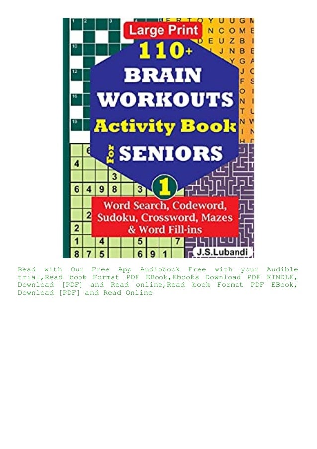 Epub Download 110 Brain Workouts Activity Book For Seniors Vol 1