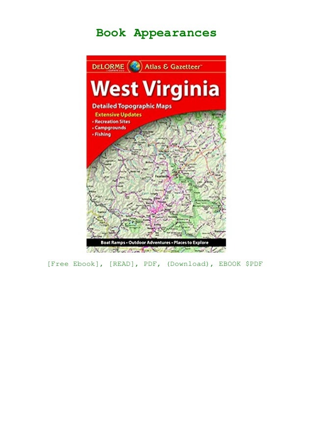 Epub Download Delorme Atlas Gazetteer West Virginia Ebook Pdf