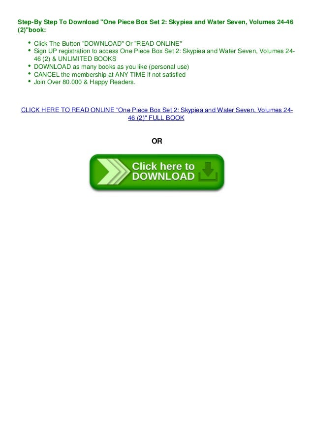 Epub Download One Piece Box Set 2 Skypiea And Water Seven Volumes