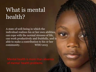 Mental health promotion across the lifespan | PPTX