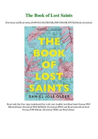 The Book of Lost Saints PDF Free download The Book of Lost Saints PDF Free download