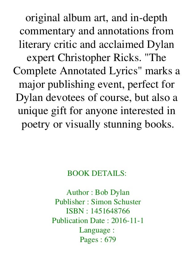Epub The Lyrics 1961 12 Read Pdf Epub The Lyrics 1961 12 Read Pdf