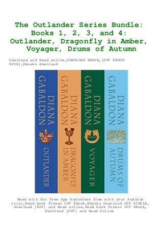 Epub The Outlander Series Bundle Books 1 2 3 And 4 Outlander