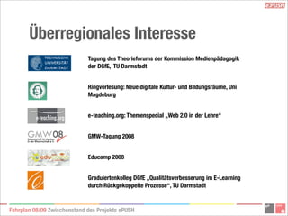 ePush Präsentation Zwischenbericht