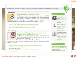 ePush Präsentation Zwischenbericht