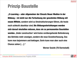 ePush Präsentation Zwischenbericht