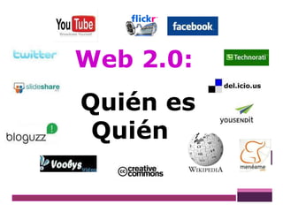 Web 2.0:  Quién es Quién  