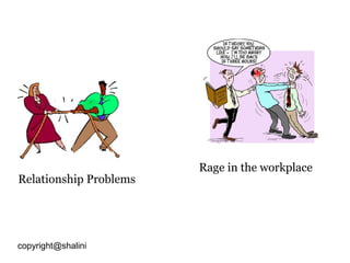 Relationship Problems

copyright@shalini

Rage in the workplace

 