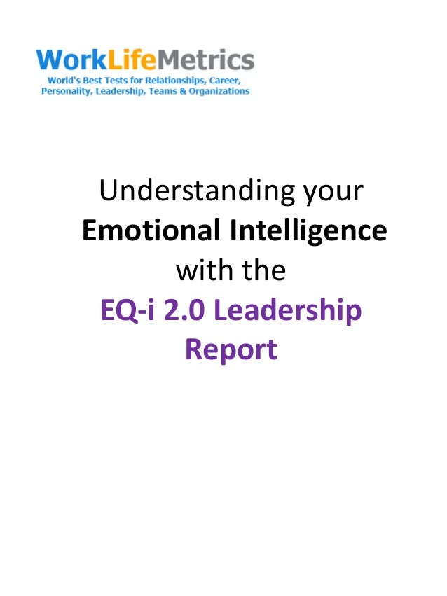 EQ-i 2.0 Leadership Report
