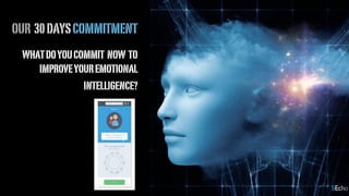 OUR 30DAYSCOMMITMENT
WHATDOYOUCOMMIT NOW TO
IMPROVEYOUREMOTIONAL
INTELLIGENCE?
 