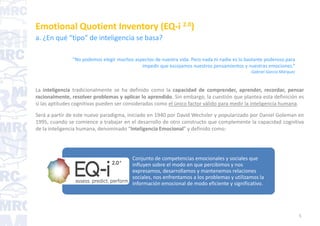 Eq Inventory Emotional Quotient Inventory EQ-i 2.0 | PDF