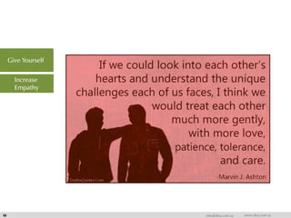 50 info@dna.com.sa www.dna.com.sa
Give Yourself
Increase
Empathy
 