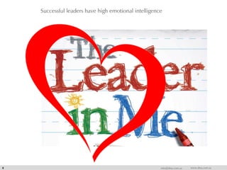 Successful leaders have high emotional intelligence
9 info@dna.com.sa www.dna.com.sa
 