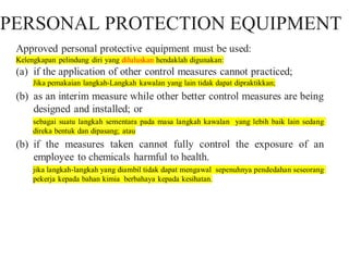 PERSONAL PROTECTION EQUIPMENT
 