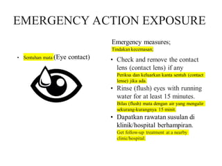 EMERGENCY ACTION EXPOSURE
 