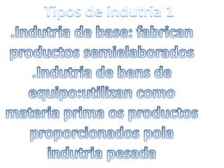 Industrias e espazos