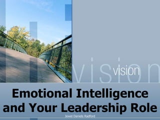 Emotional Intelligence
and Your Leadership RoleJewel Daniels Radford
 