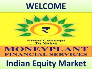 Indian Equity Market
WELCOME
 