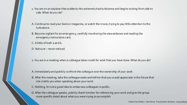 Emotional Intelligence Quiz